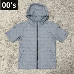 00s OLD UNIQLO ジップシャツarchive y2kヴィンテージ古着