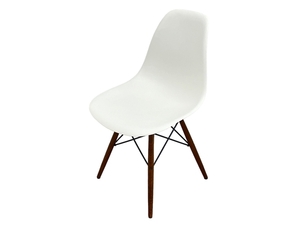 【引取限定】 Herman Miller DSW.BKOUZFE8 Eames Side Shell Chair イームズチェア ウォールナットモデル ハーマンミラー 美品 直O8835258