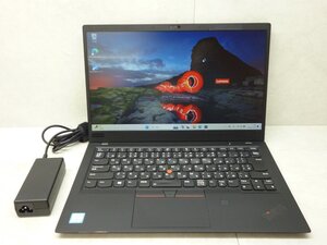 ☆1円☆第8世代☆Lenovo Thinkpad X1CARBON 20KG-S4AV00/Core i5 1.60GHz/8GB/SSD256GB/高解像度/無線/WWAN/カメラ/Office/Win11DtoD領域☆