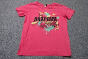 ●○●ＡＮＡＰ＊Ｔシャツ＊ピンク＊ＸＳサイズ●○●