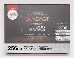 (新品)内臓SSD SUNEAST SE900 256GB SE90025ST-256G