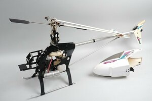 RC KALT BARON ALPHA カルト バロン アルファ 30 エンジンヘリ / 小川精機 O.S.MAX 32F エンジン搭載 全長約100cm 【送料落札後調整】