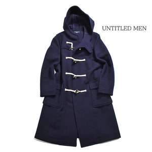 [定価５万] 希少 アンタイトルメン UNTITLED MEN ロング ダッフルコート 2 メンズM 美品 ワールド 日本製