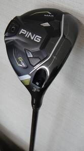  PING G430 MAXフェアウェイウッド　3W　ALTA J CB BLACK(S)