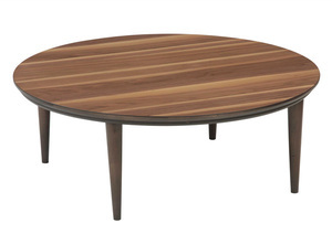 こたつテーブル コタツ 105センチ円形 丸型 ブラウン色 ローテーブル 家具調 モダン 炬燵 暖卓 ウォールナット突板 SUTANRE－