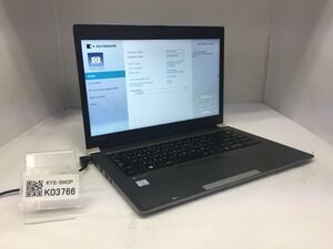 ジャンク/ TOSHIBA dynabook R63/DN PR6DNTC4447BD1 Intel Core i5-8250U メモリ8.19GB SSD256.06GB 【K03766】