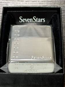 zippo Seven Stars Armor Case 限定品 セブンスター アーマー 2015年製 初期型 前面刻印 シルバー silver 七連星 希少品 デットストック