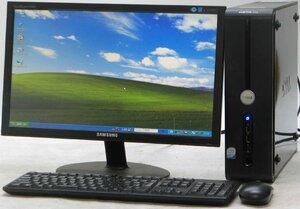 DELL Vostro 200-E6550DT ■ 20インチワイド 液晶セット ■ Core2Duo-E6550/DVDROM/希少OS/動作確認済/WindowsXP デスクトップ