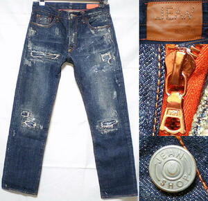 JEANSHOP■ジーンショップ■ROCKER USA■リメイクデニム■新品■31■ririジップ