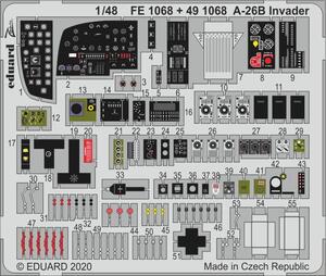 エデュアルド(FE1068) 1/48A-26B インベーダー用内装エッチングパーツ(ICM用)
