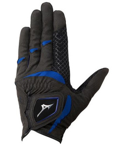 ミズノ W-GRIP手袋[左手用]5MJML051-27 ブラック×ブルー 25cm