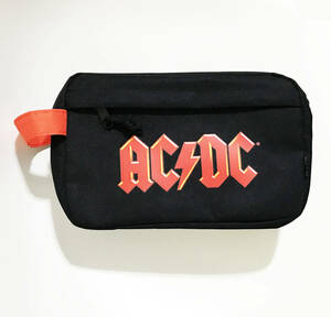 【送料無料！】新品未使用品！ AC/DC「CLASSIC LOGO WASH BAG」