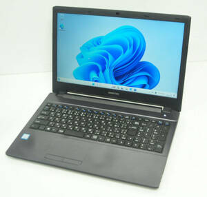 ♪ 上位モデル 大画面15.6型 FRONTIER FRNLC310 ♪ Core i3-7100U/ メモリ8GB/ HDD:500GB/ カメラ/ マルチ/ Wlan/ Office2019/ Win11