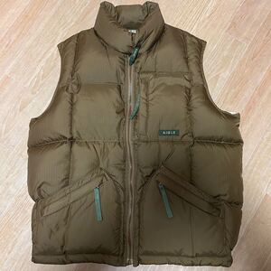 良品 90s AIGLE エーグル ダウンベスト 肉厚 M コンポシステム