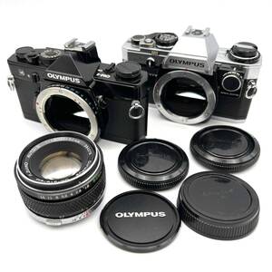 オリンパス OLYMPUS OM-1MD / OM-10 / F.ZUIKO AUTO-S 50mm F1.8 / セット販売 一眼レフカメラ+レンズセット 一部動作品 おまけ付き 現状品