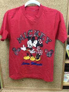 ★輸入　Tシャツ　ディズニー　ミッキー＆ミニー　Used　ビンテージ　レトロ