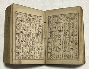 古書『袖珍新譯 大全正字通』竹原 煕著 明治〜大正時代頃 文庫版 戦前 古本 和書 辞典 事典 辞書