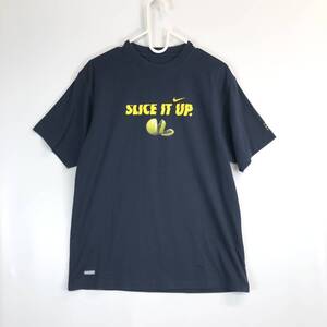 00s NIKE ナイキ 半袖Tシャツ SLICE IT UP ダークネイビー Sサイズ 143494