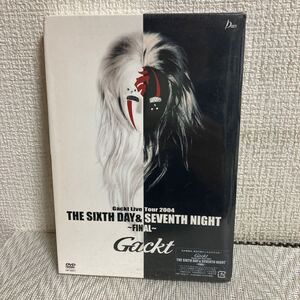 未開封保管品/Gact Live Tour 2004 DVD セル版/THE SIXTH DAY & SEVENTH NIGHT 〜FINAL〜　/ガクト