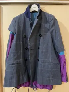 sacai サカイ　19-04248 ジャケット　pコート