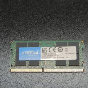 【検品済み】crucial 32GB DDR4-2666 CT32G4SFD8266 管理:w-43