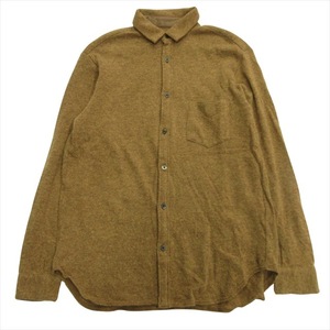 17aw キャピタル kapital ラムウール 天竺シャツ ニット カットソー 3 茶 ブラウン メンズ