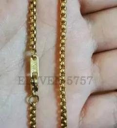 ユニセック K18刻印 ネックレス Gold filled ヒップホップ