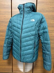 THE NORTH FACE(ザ・ノースフェイス）THUNDER HOODIE(サンダーフーディ)NY81401 グリーン L 極暖ハイブリッドダウン！ GOLDWIN正規品