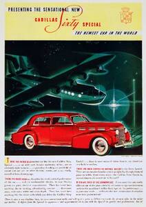 ◆1938年の自動車広告　キャデラック1　Cadillac