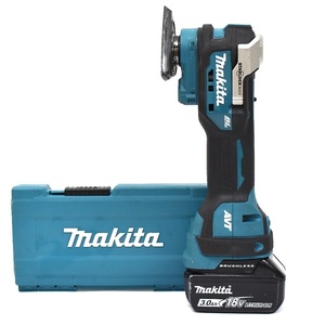 1円 ◇ 美品 makita マキタ マルチツール 充電式 コードレス 18V TM52D STARLOCKMAX バッテリー×1◇