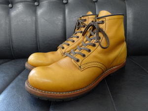 14年製 RED WING レッドウィング 9013 BECKMAN ベックマン チェスナット フェザーストーン プレーントゥ ブーツ US 7 1/2 D 25.5cm