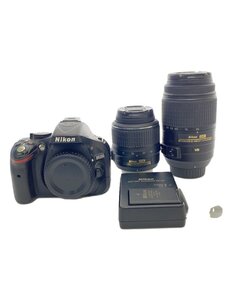 Nikon◆デジタル一眼カメラ D5200 ダブルズームキット [ブラック]