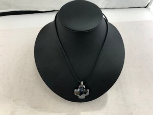 【SWAROVSKI】スワロフスキー　クリスタルクロス　チョーカー・ネックレス　チャコールブラック　SY02-EXU