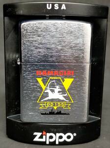 未使用 Zippo ジッポーライター 海上自衛隊 護衛艦 はまぎり DD-155 2003年製 ケース付