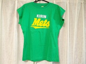 新品 80年代 ビンテージ 日本製 KIRIN Mets キリン メッツ 炭酸飲料 Tシャツ フリーサイズ レトロ 昭和 当時物