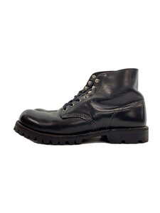 RED WING◆レースアップブーツ・6インチクラシックプレーントゥ/US7.5/BLK/レザー