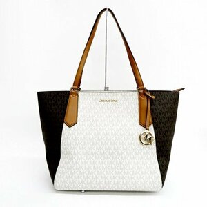 美品　MICHAEL KORS　マイケルコース　キンバリー　トートバッグ　PVC　レザー〈O1770〉C1