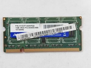 中古品★ADATA メモリ 1RX8 PC2-6400S-666★1G×1枚 計1GB