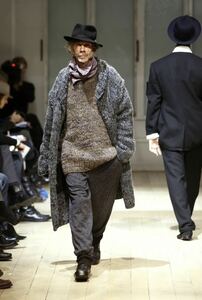 Yohji Yamamoto POUR HOMME 2009-2010 A/ W 手編みニットカーディガン ハンドニット ヨウジヤマモト