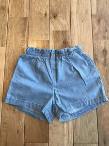 新品 H&M デニム風 薄手 ショートパンツ 92センチ 95センチ