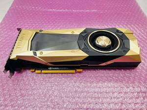 #800072 NVIDIA グラフィックボード NVIDIA TITAN V (12GB HBM2 / PCI Express 3.0 x16接続) ※動作確認済