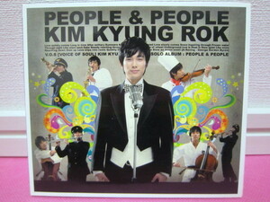 K-POP♪ キム・ギョンロク Kim Kyung Rok（V.O.S）1集「People & People」韓国盤CD 廃盤！美品！Baby-J（Jewelry）、MayBee