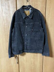 Levi‘s Type 1 Trucker Jacket 先染め 大戦モデル ブラック Lサイズ