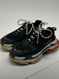 ☆BALENCIAGA バレンシアガ☆【TRIPLE S TRAINERS】トリプルエスレースアップスニーカー 41