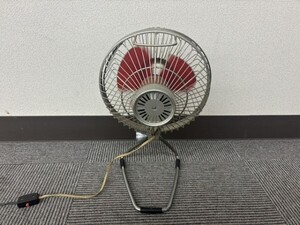 L214-X3-71610 SANYO サンヨー 扇風機 EF-4AL 羽赤 昭和レトロ 通電確認済 現状品①