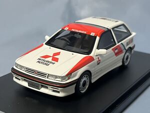 ハイストーリー製　　ミツビシ　ミラージュ　サイボーグ　DOHC 16V-T 1987年　　　1/43