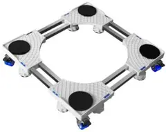 ⭐️ラスト1点❣️⭐️IREMMO洗濯機、冷蔵庫置き台 キャスター付き置き台 8足4輪