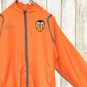 NIKE ナイキ ValenciaCF バレンシアCF フルジップ ナイロンジャケット ウィンドブレーカー S ラ・リーガ 輸入古着