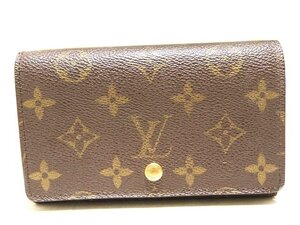 LOUIS VUITTON ヴィトン L字ファスナー 2つ折り財布 ☆ M61730 トレゾール モノグラム レディース コンパクト CA1140 ▼6L