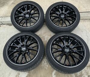 RAYS HOMURA 2×9PLUS 20×8.5J 38 PCD114.3 中古品　20インチ　DUNLOP LEMAN5V アルファードヴェルファイア など